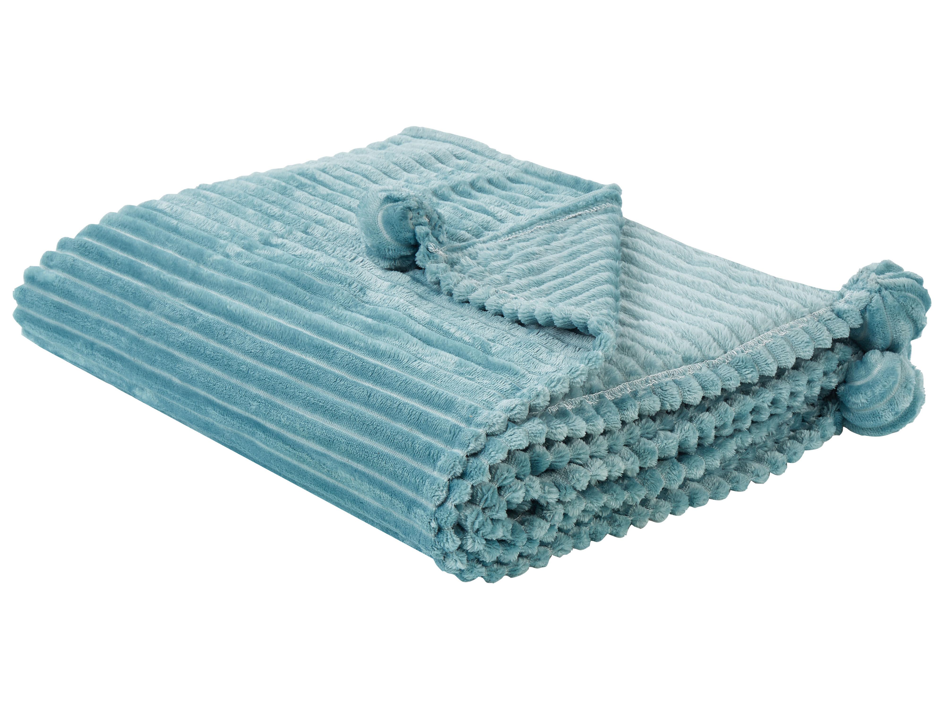 Blanket KAWERI 150 x 200 cm Light Green