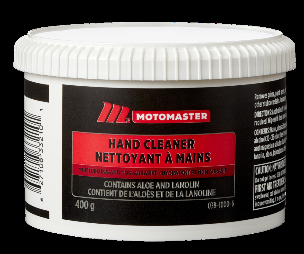 MotoMaster Waterless Cream Hand Cleaner water-based formula, 400-g