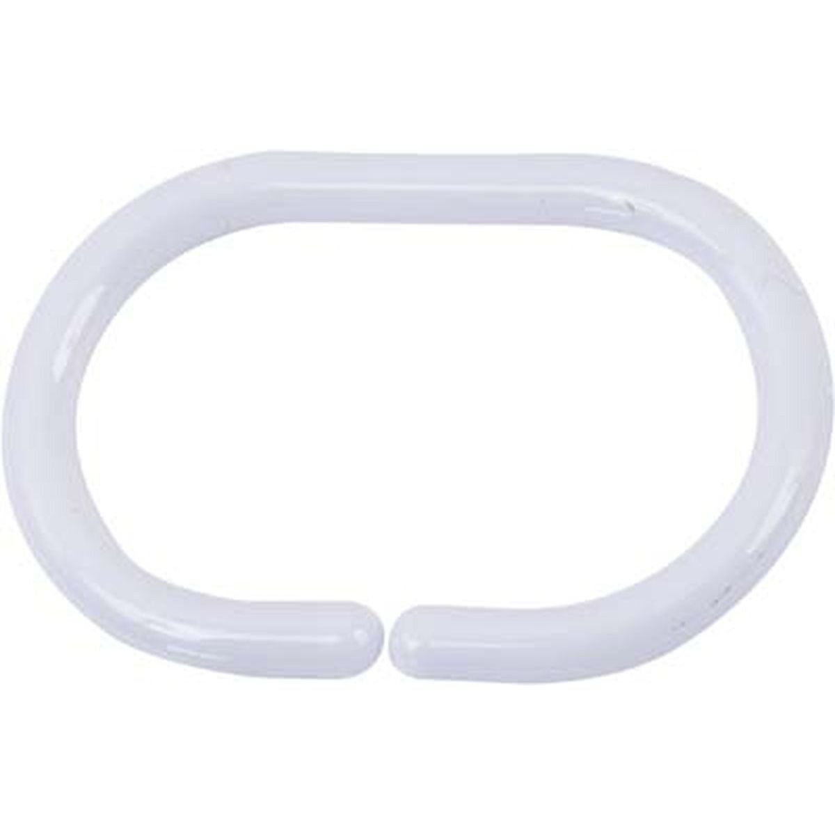 12 argolas para cortinas de banho