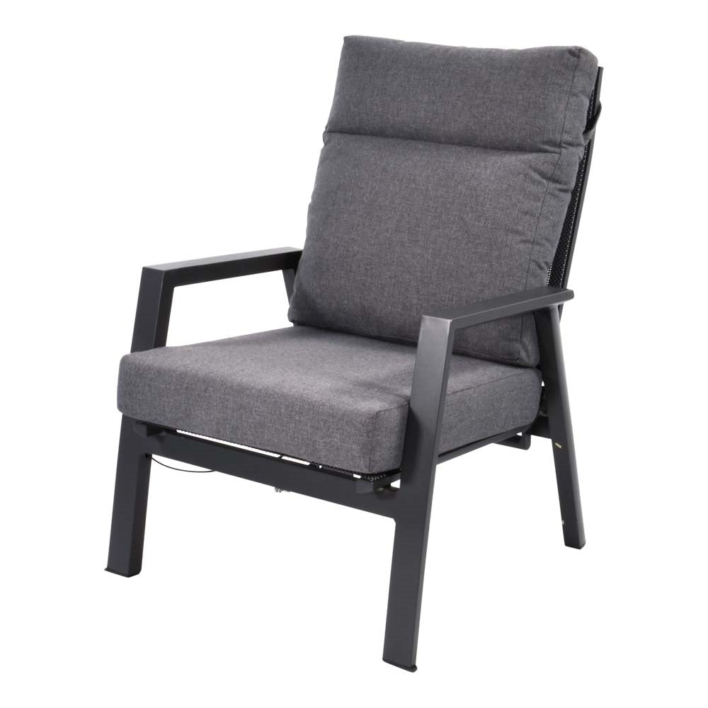 Lesli Living bistrostoel Ohio - grijs - 72x81x98cm - set van 2