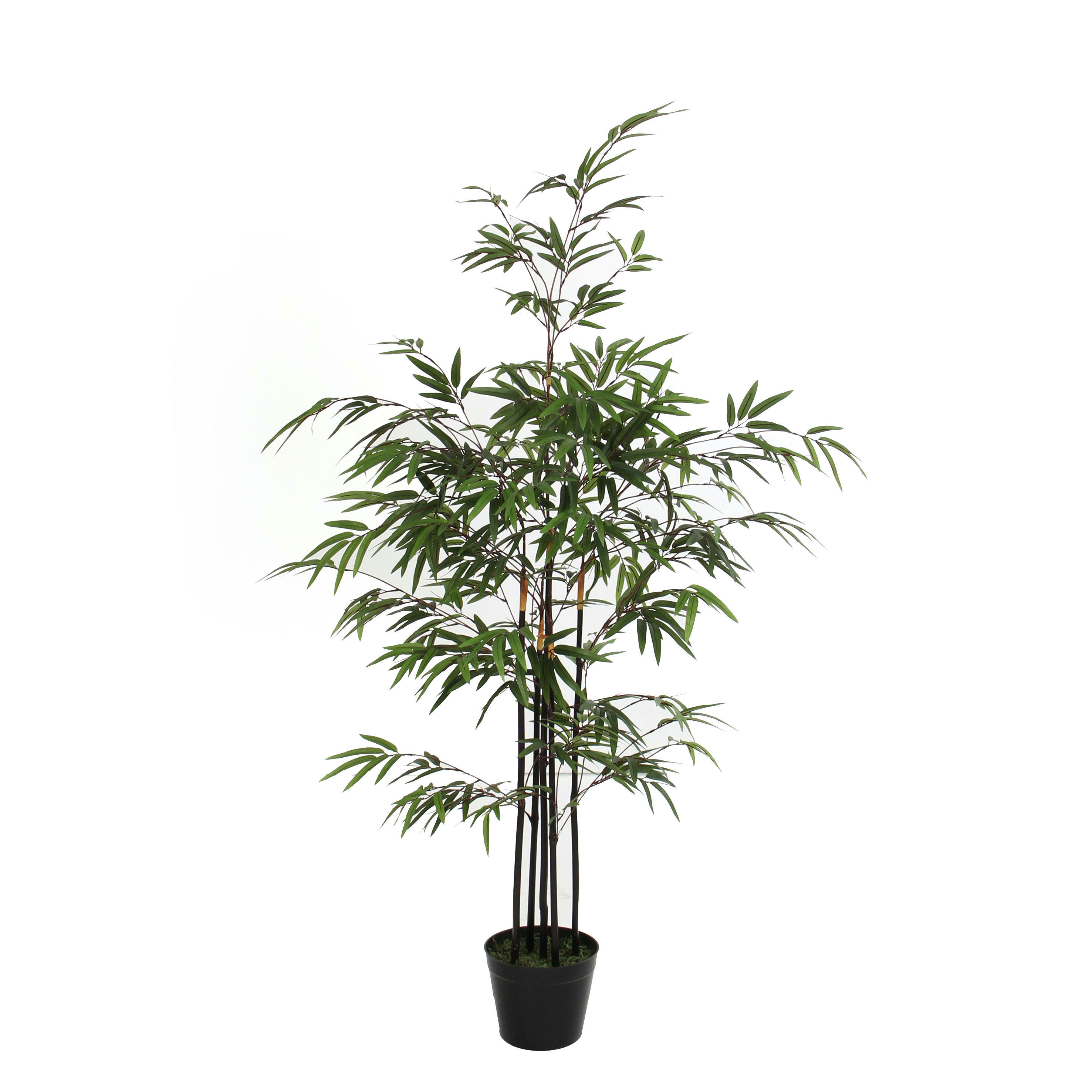 - Bambou artificielle vert en pot H120