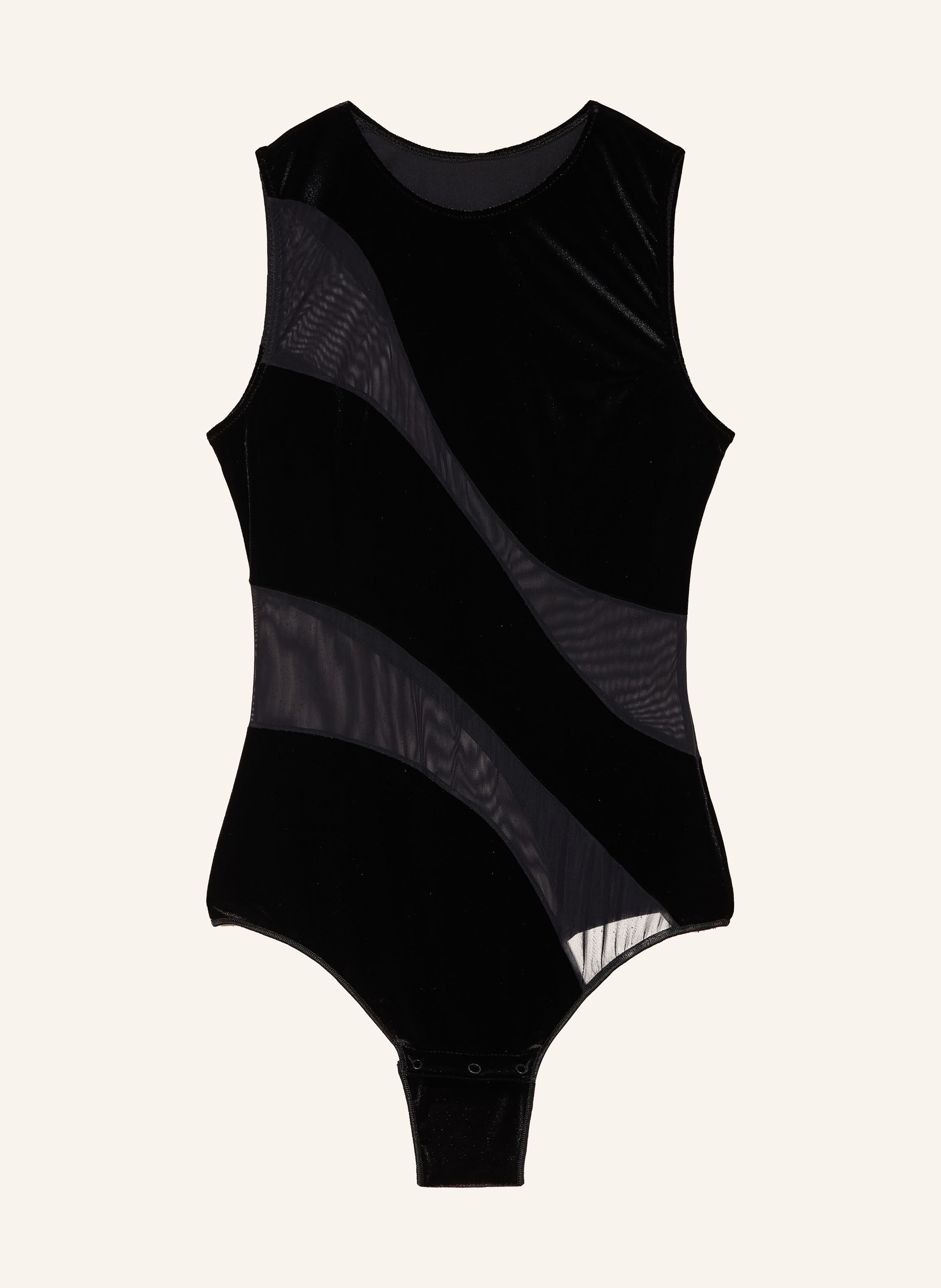 UNDRESS CODE String-Body mit Samt