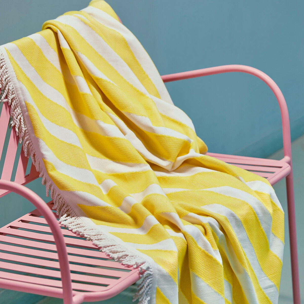 Fouta XXL doublée éponge