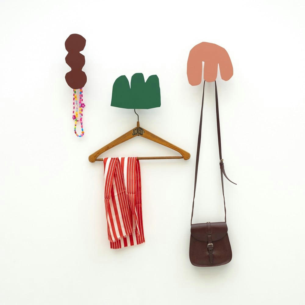 ENRI - Patère rouge H22,5cm