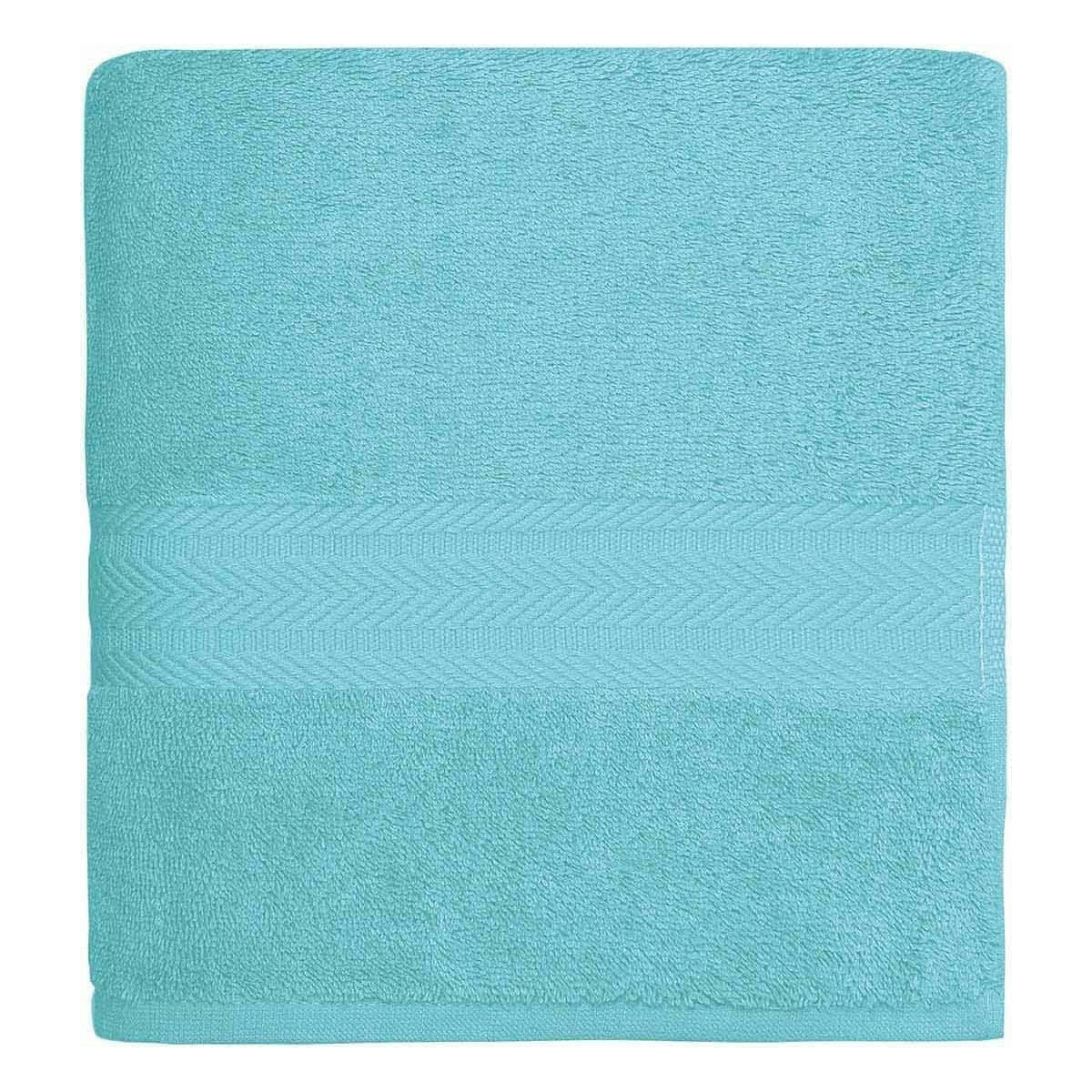 LUXURY - Drap de bain 550gr/m²  bleu turquoise 70x140 cm