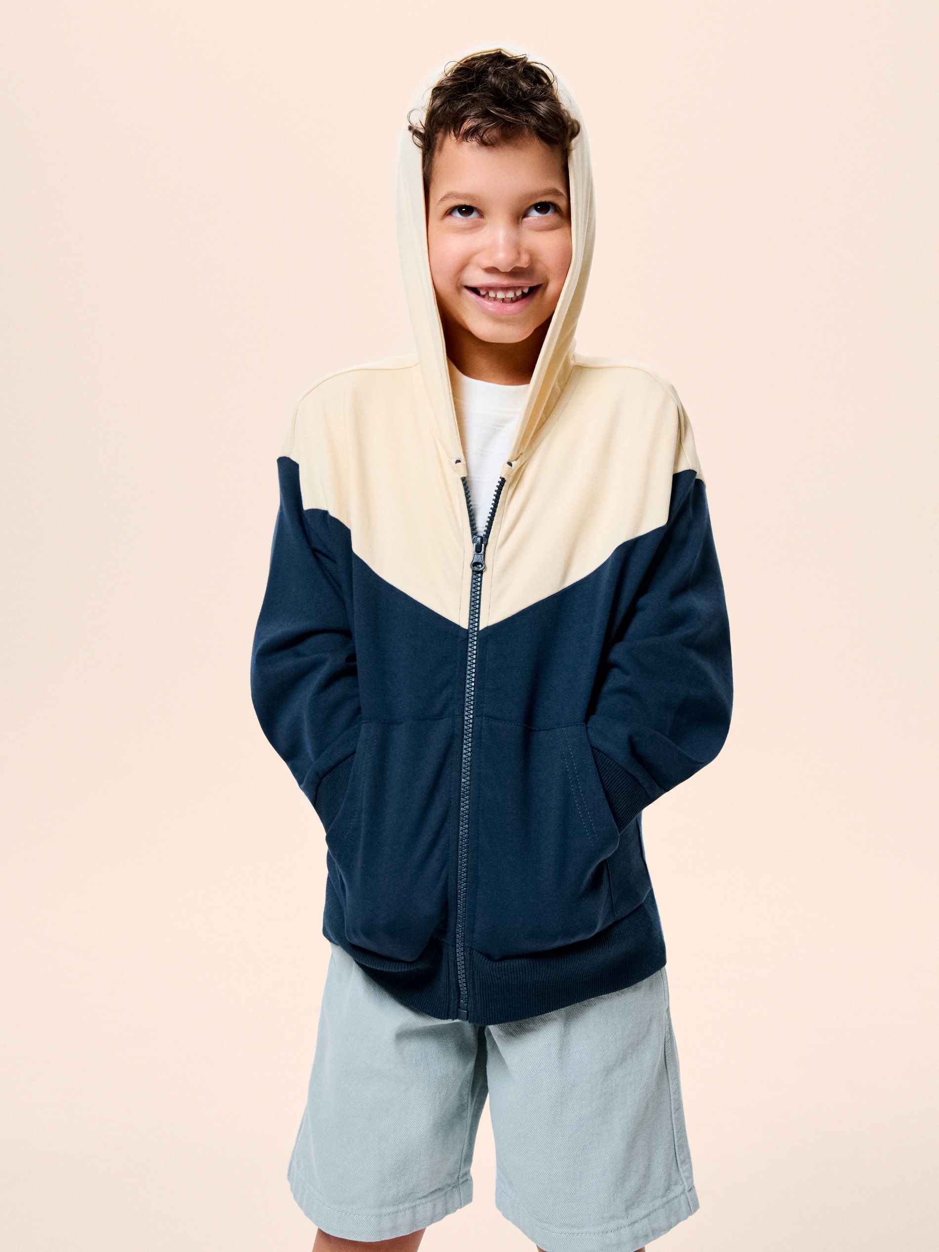 Bluza z kapturem z materiału French Terry