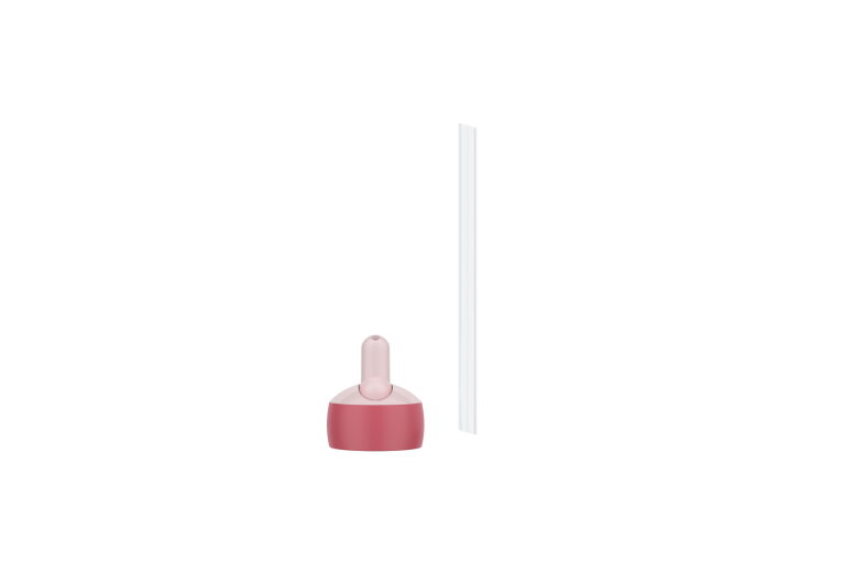 Dop isoleerfles flip-up campus compleet - cool pink