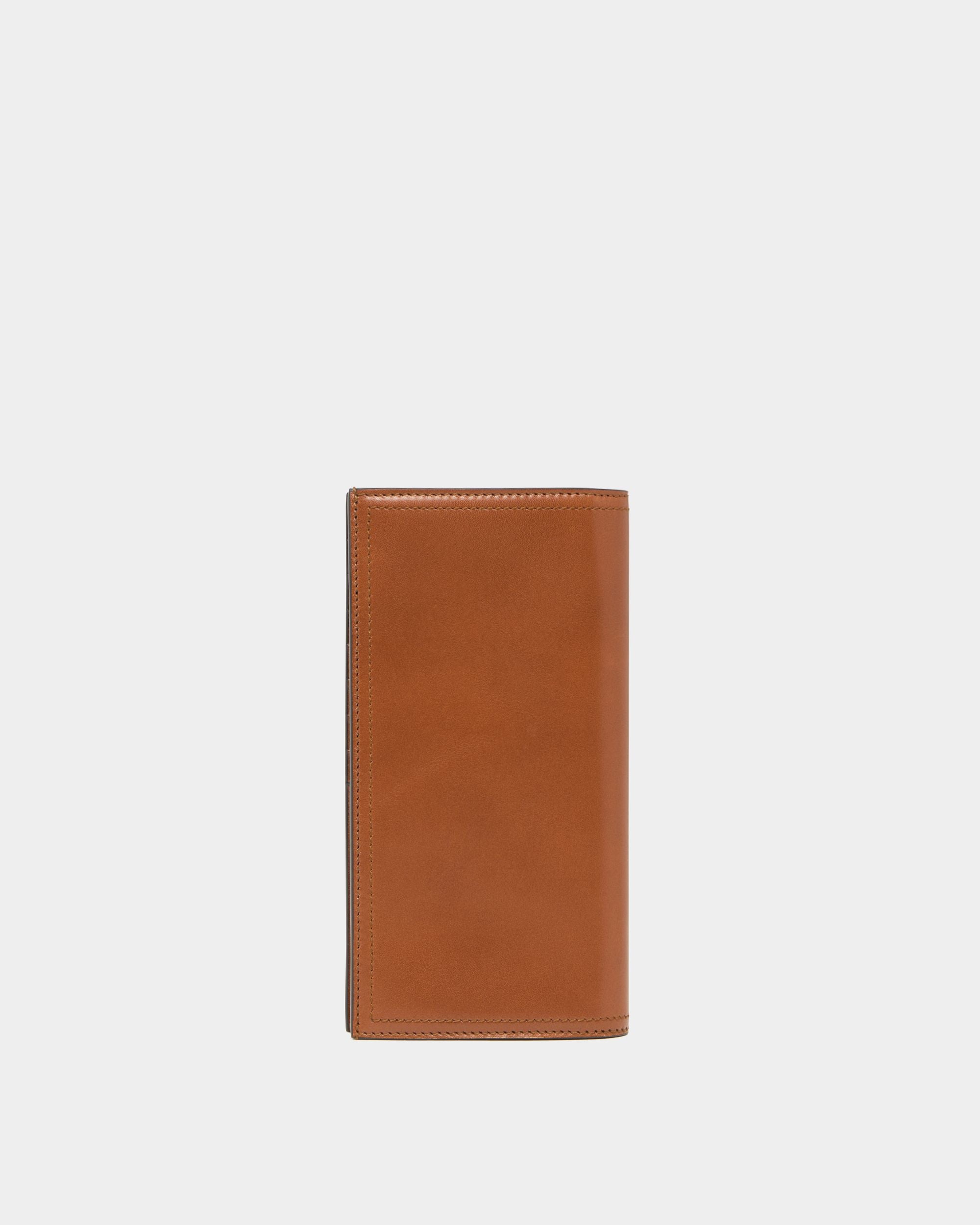 Klassische Ray Geldbörse aus Leder in Amber Brown
