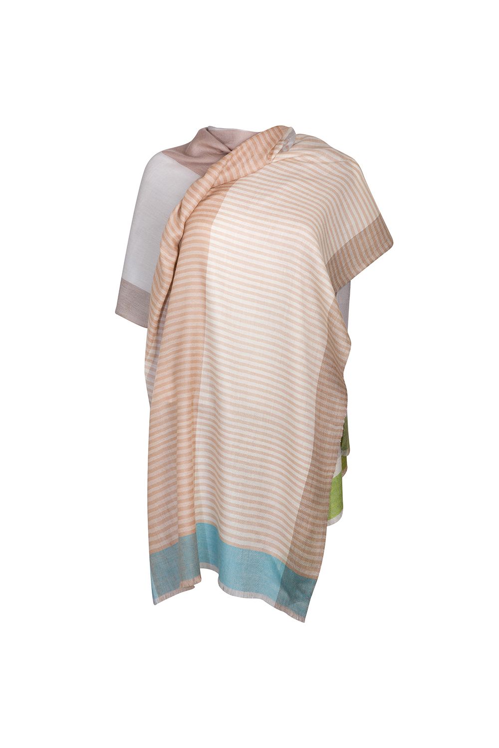 Pure Luxuries London Charon' Cashmere & Merino Wool Shawl Wrap