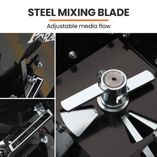 NNEMB 160L Tow Behind Broadcast Seed and Fertiliser Spreader, 158kg Load, Heavy Duty