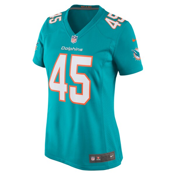 Duke Riley Miami Dolphins Nike Women's Game Jersey - Aqua