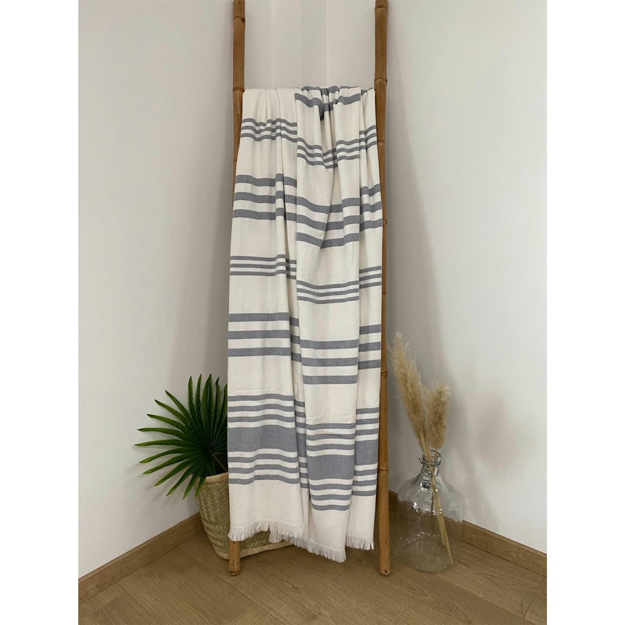 DOUBLÉE ÉPONGE - Fouta coton doublée éponge 