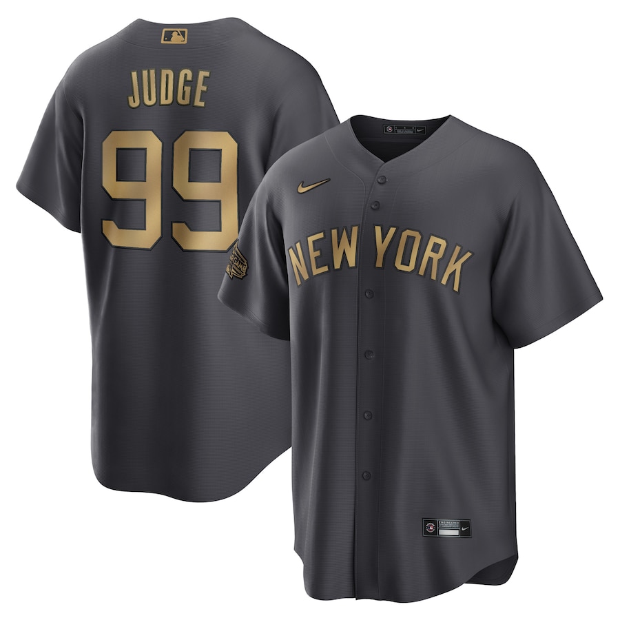 Aaron Judge New York Yankees Nike 2022 MLB All-Star Game Replica Player Jersey - Charcoal