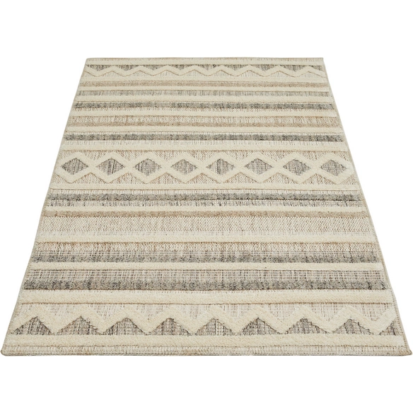 Teppich »Crosby«, 80x150 cm, creme-grau