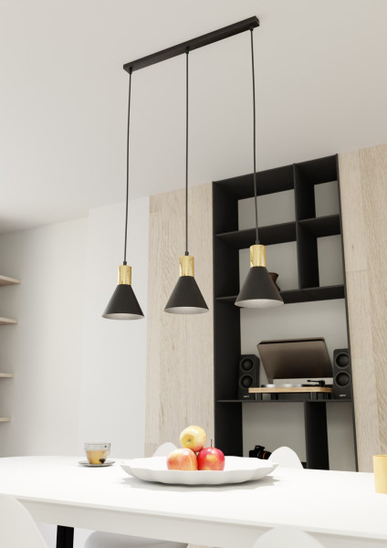Lampa Wisząca Rosa 3 Bl