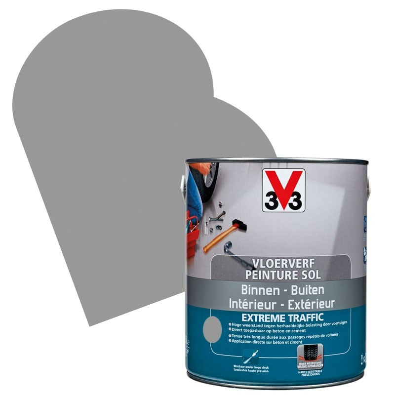 Peinture Sol Extreme Traffic béton satinée 2,5 L V33