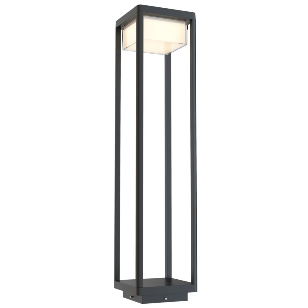 Lampa ogrodowa BAKER STREETczarno-biała LED 1x10W 520lm IP65 Maytoni