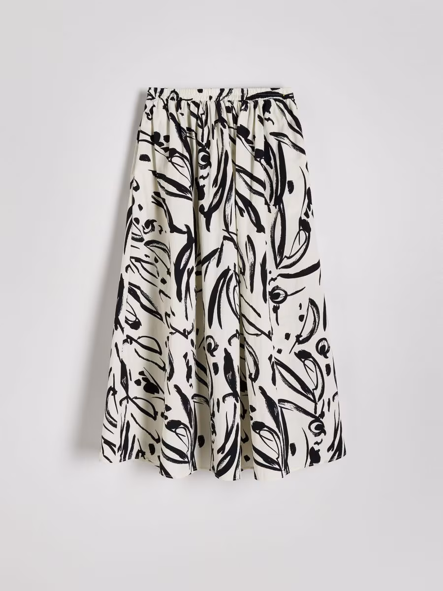 Patterned Fabric Skirt