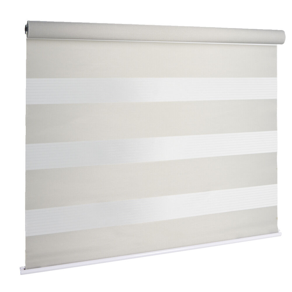 Store enrouleur avec ou sans perçage jour nuit beige 40x160cm