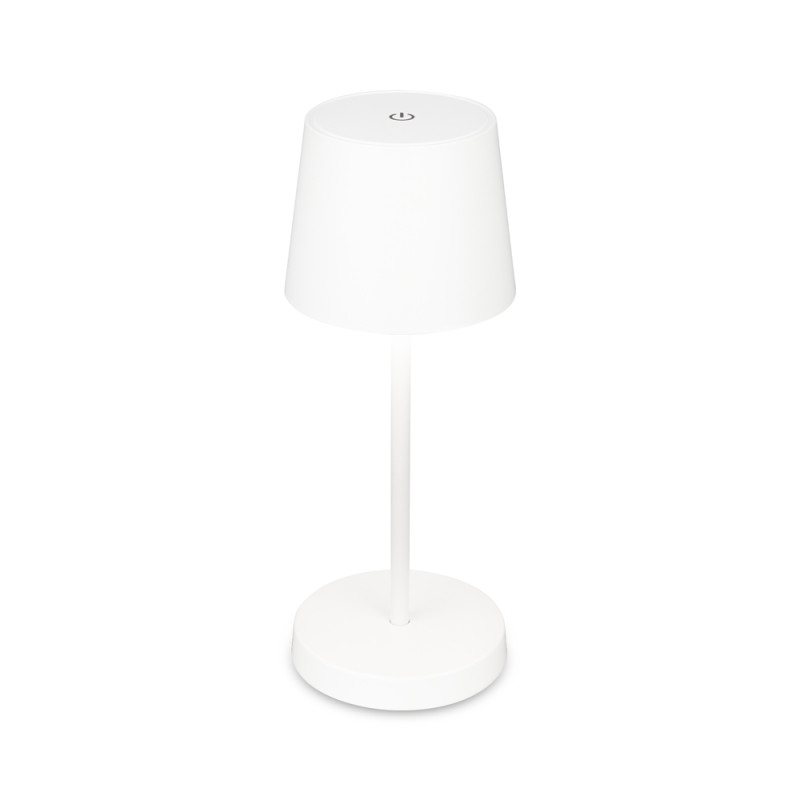 Lampe de table rechargeable LED blanche 26 cm 2,6 W BRILONER