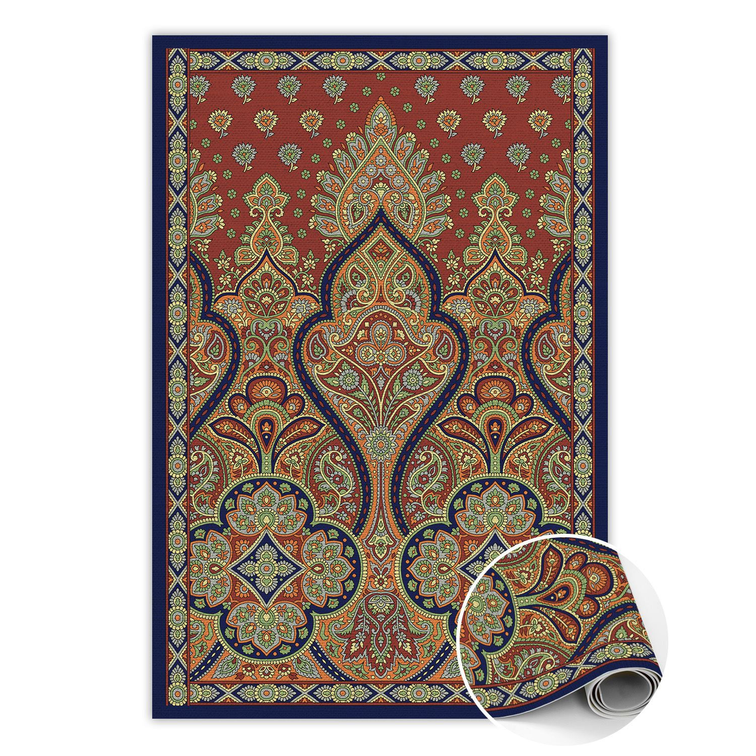 Dywan winylowy Czarny marmur 60 x 90 cm