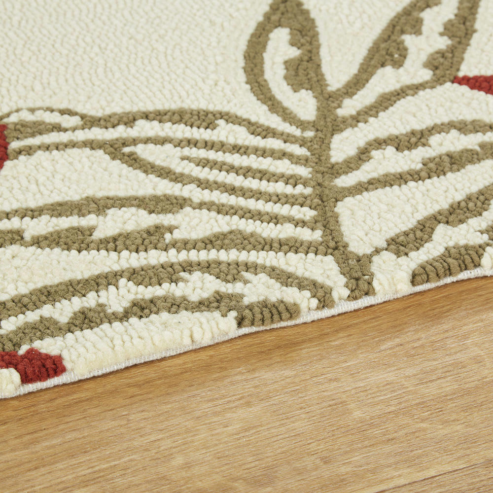 ARARAS - Tapis en polypropylène motif végétal multicolore 160x230