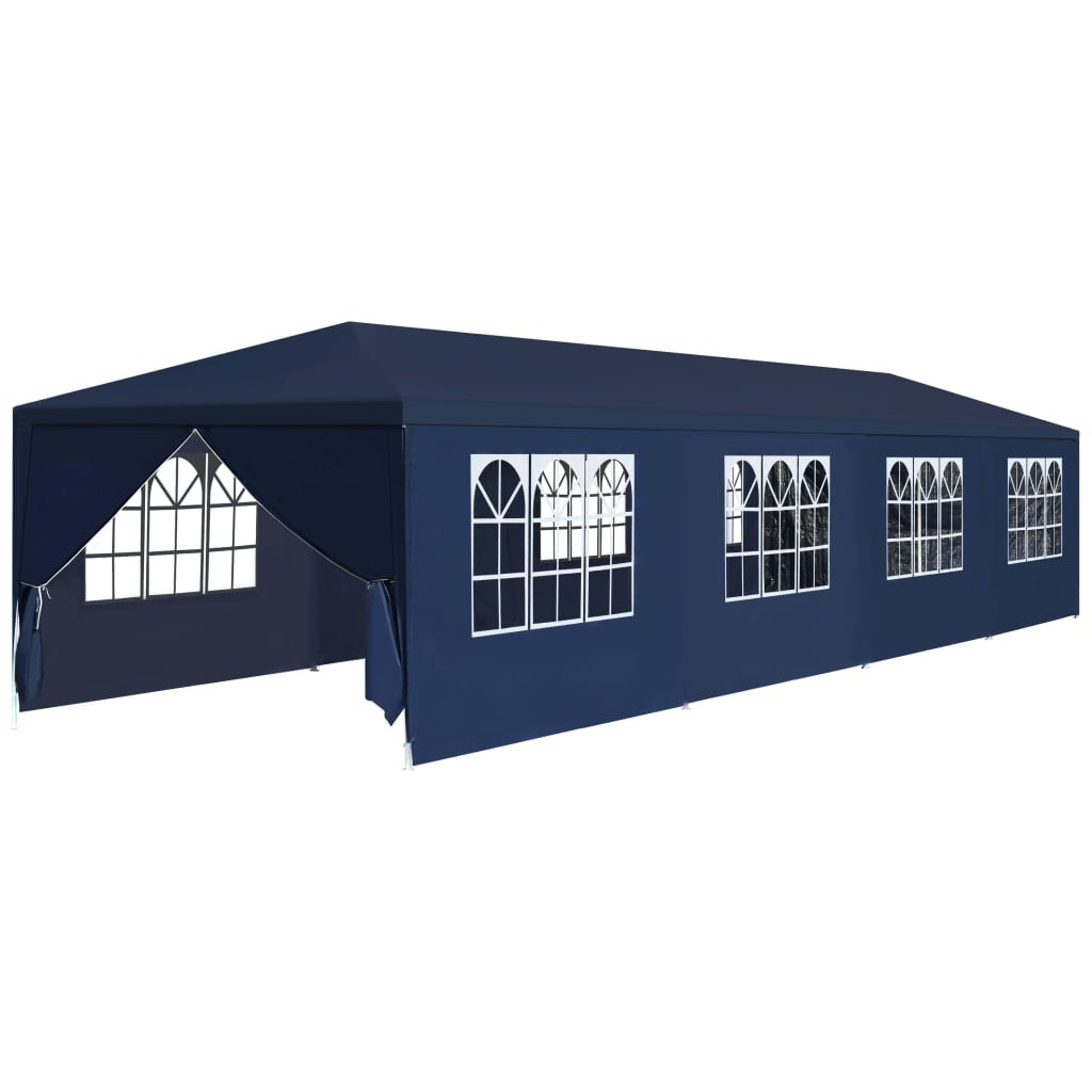 Namiot ogrodowy Niebieski 3 x 12 m Tkanina vidaXL