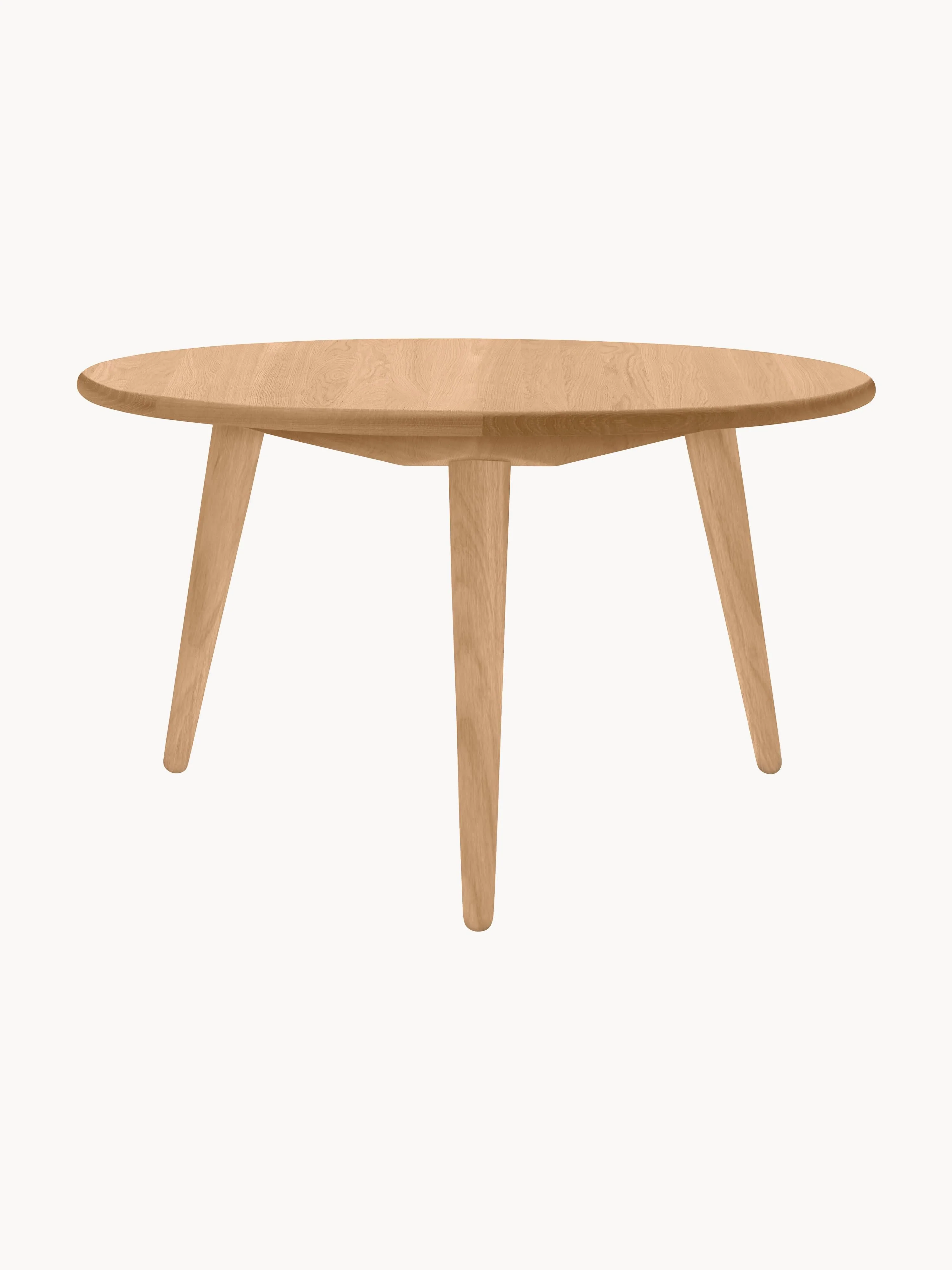 Runder Couchtisch CH008 aus Eichenholz