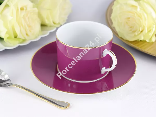 Filiżanka ze spodkiem 0,23 L / 16 cm Porcel - Violet 10.VI.FS23