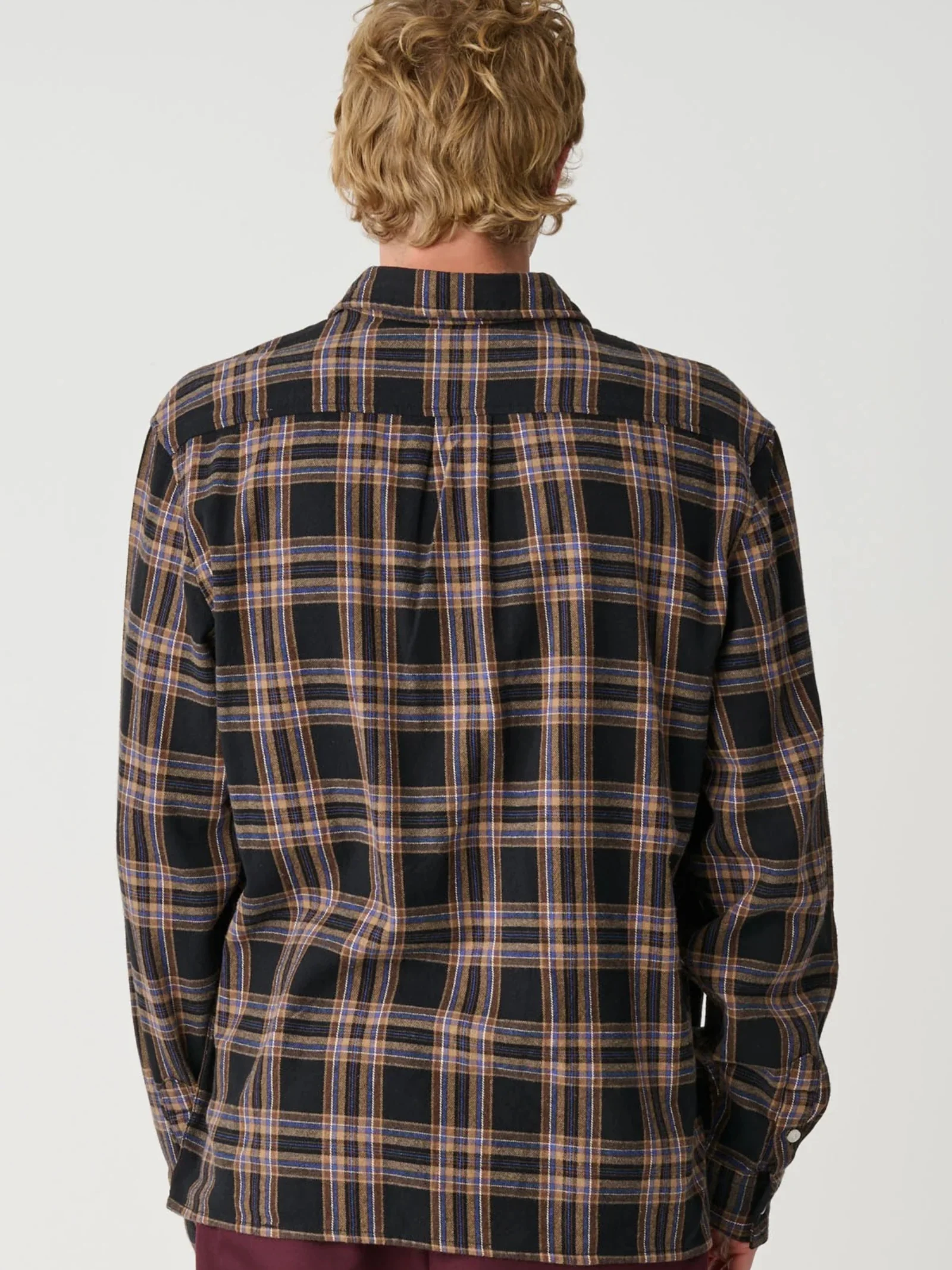 Patch Stripe Long Sleeve Shirt