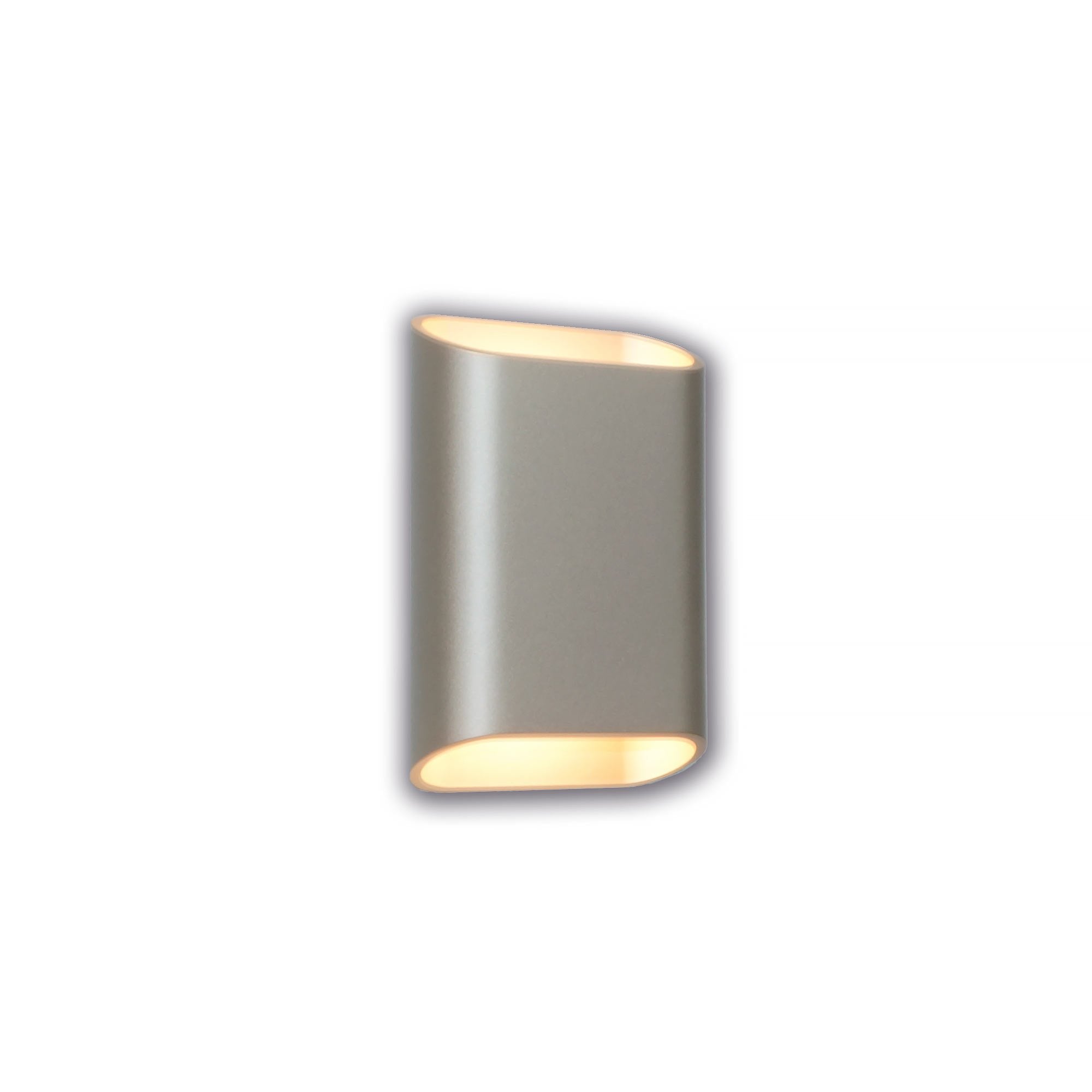 Artdelight wandlamp Diaz - 2 lichts - 4 x 15  cm - champagne