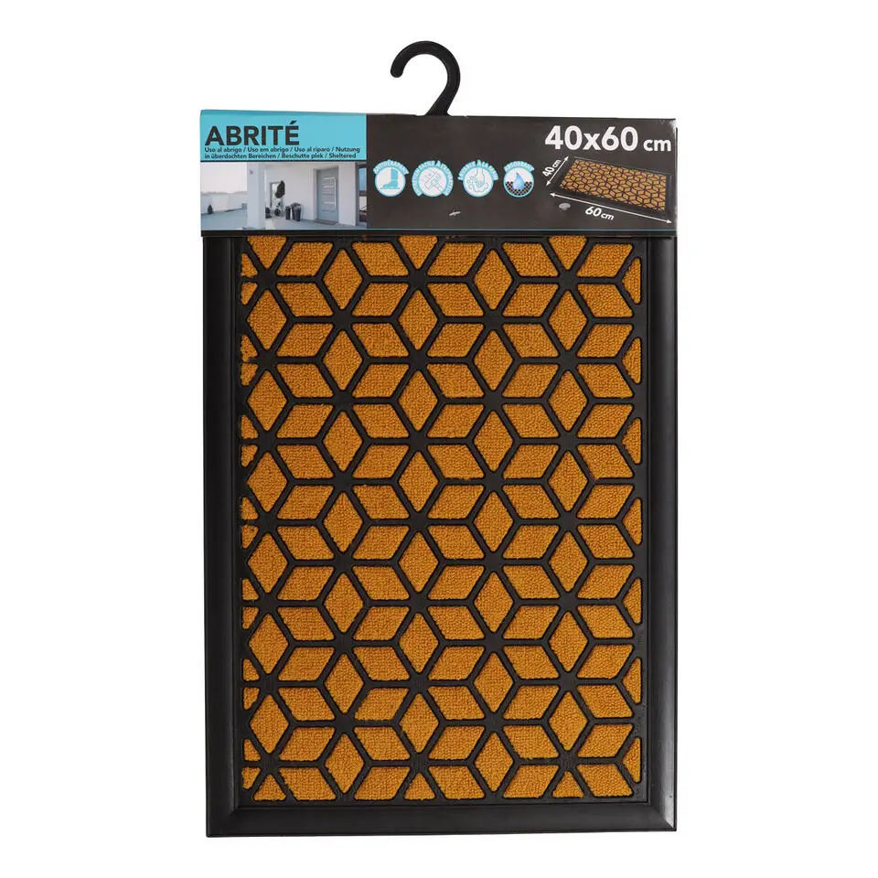 Luance Deurmat - Long Island - geel - kunststof - 40 x 60 cm