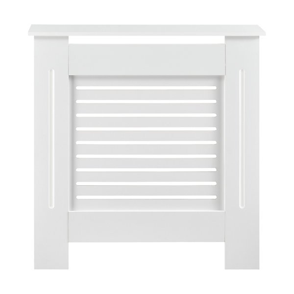 Couverture de Radiateur Charleston 78 x 19 x 82 cm Blanc en.casa