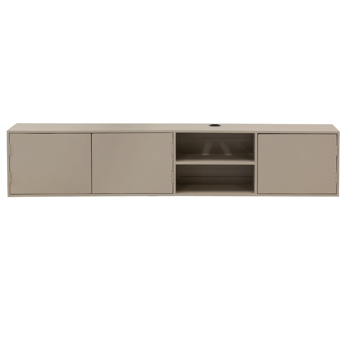 Giga Meubel Tv-Meubel Loiza - Mangohout - Taupe - 200cm