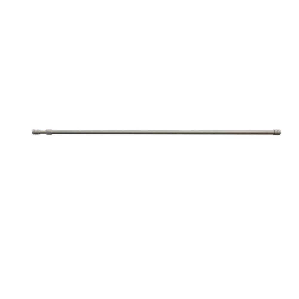 Tringle de vitrage Autobloquante Extensible 50-80 cm métal Blanc