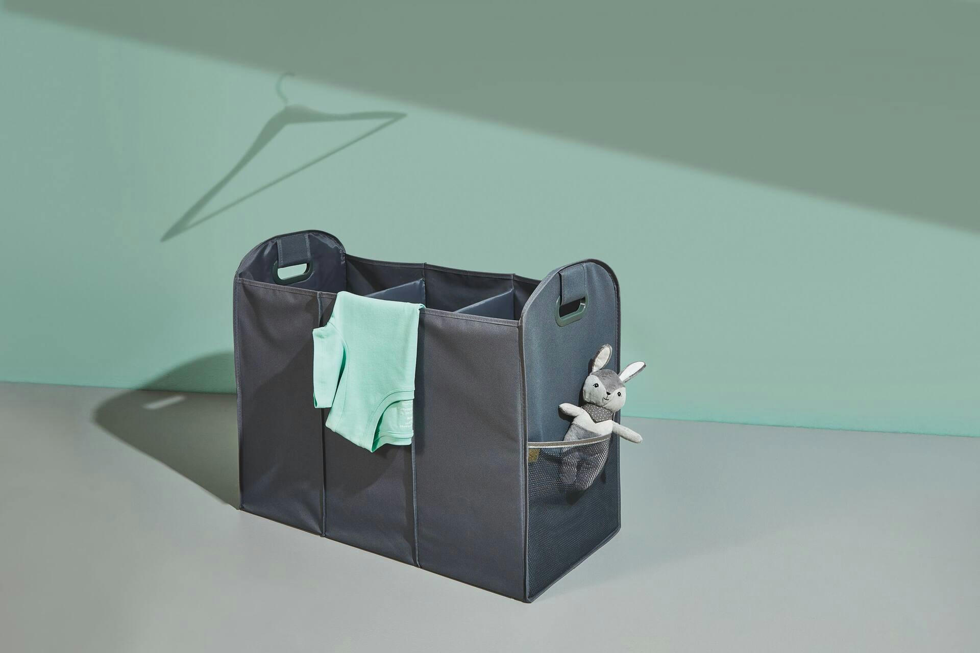 type A Ease Trio Collapsible Laundry Sorter, Grey