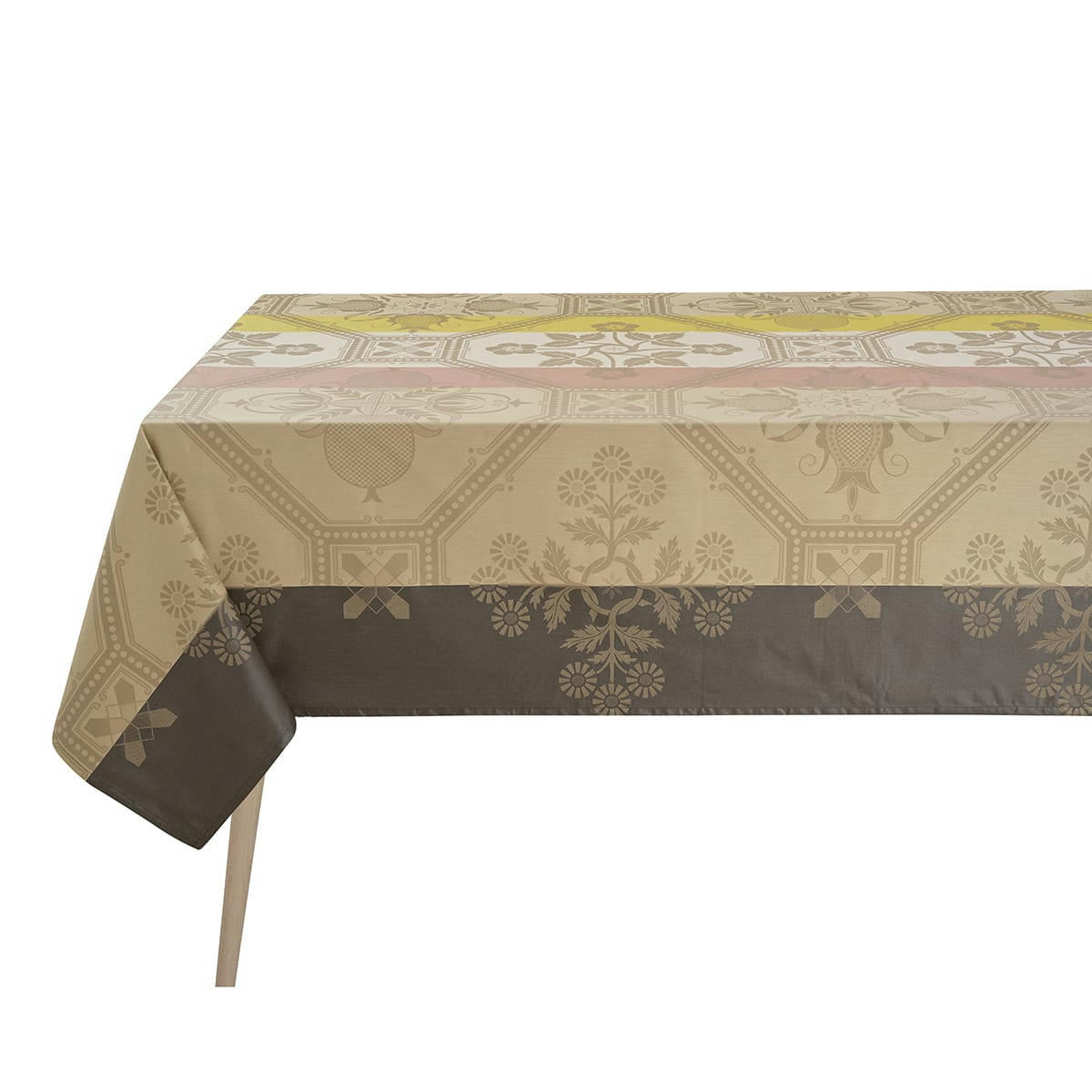HACIENDA - Nappe en coton gres 175 x 175