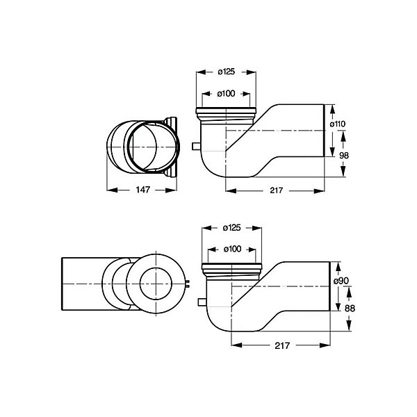 Courbe Technique Avec La Decharge 110 Mm
