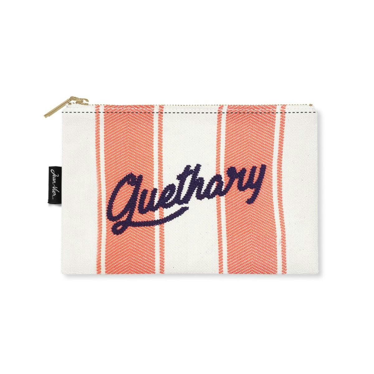 KOKA - Pochette Orange Coton 24x16 cm