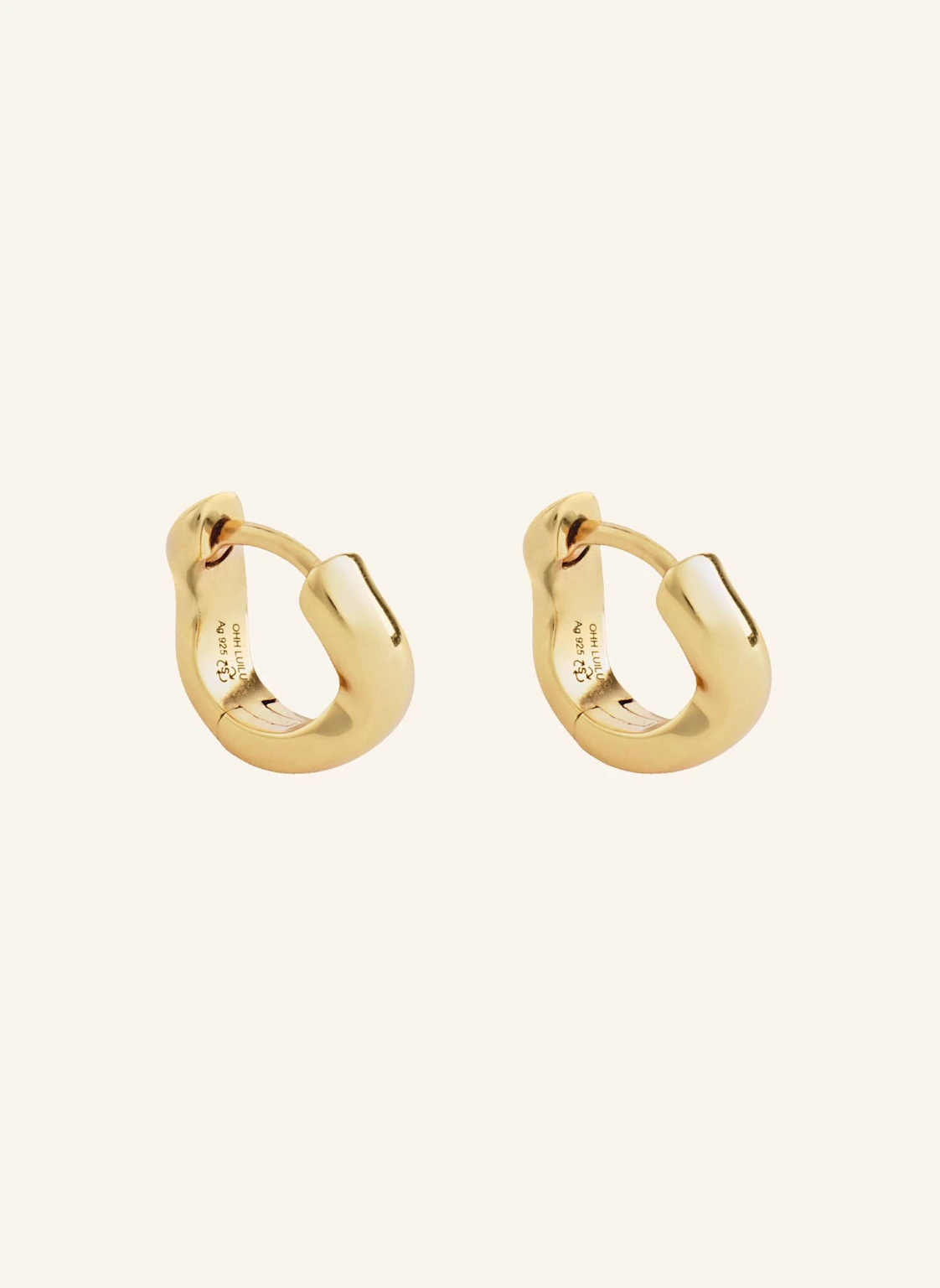 OHH LUILU Creolen CIANA SMALL by GLAMBOU