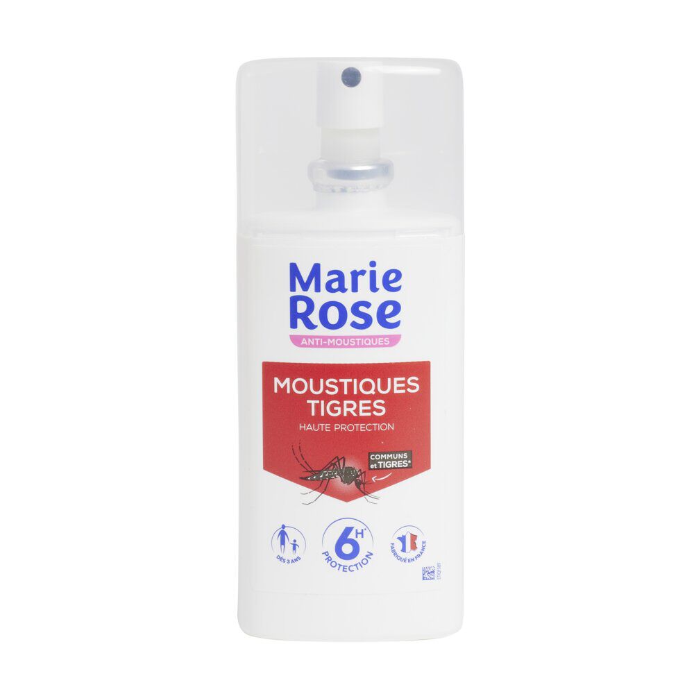 Spray anti-moustiques haute protection Marie Rose 6H de protection 100ml