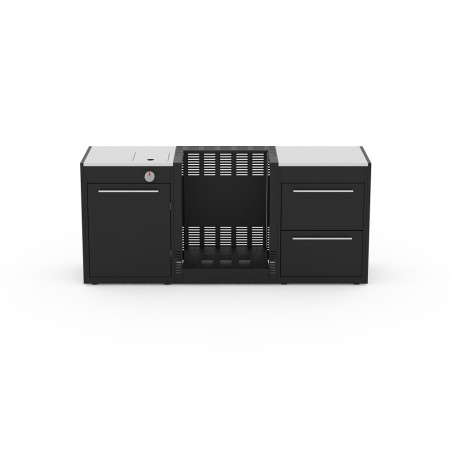 Cuisine extérieure 2 modules pour Spirit 300 avec réchaud - Weber