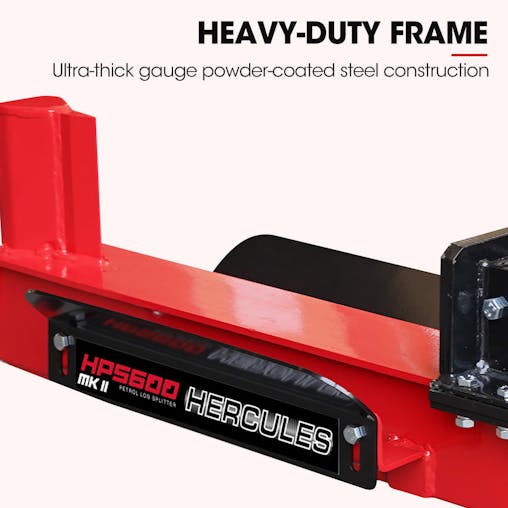 NNEMB 20 Tonne Petrol Hydraulic Towed Wood Log Splitter-HPS600