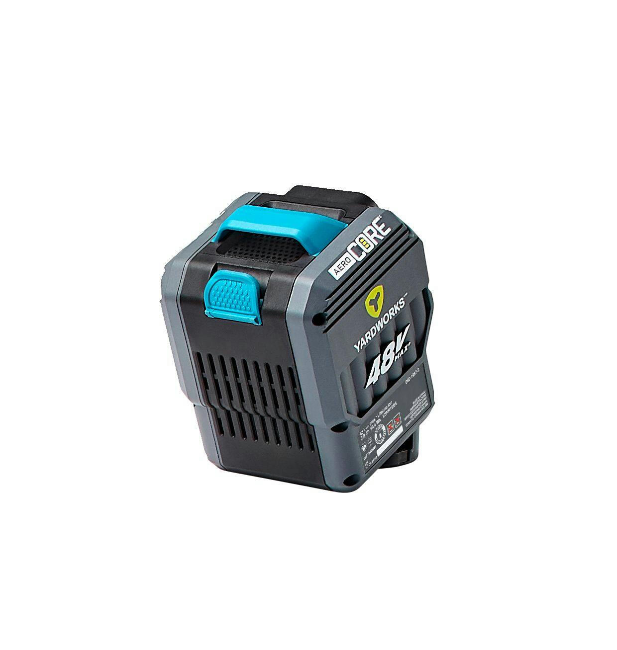 Yardworks 48 V Brushless Grass Trimmer, 2Ah Battery, 14-in