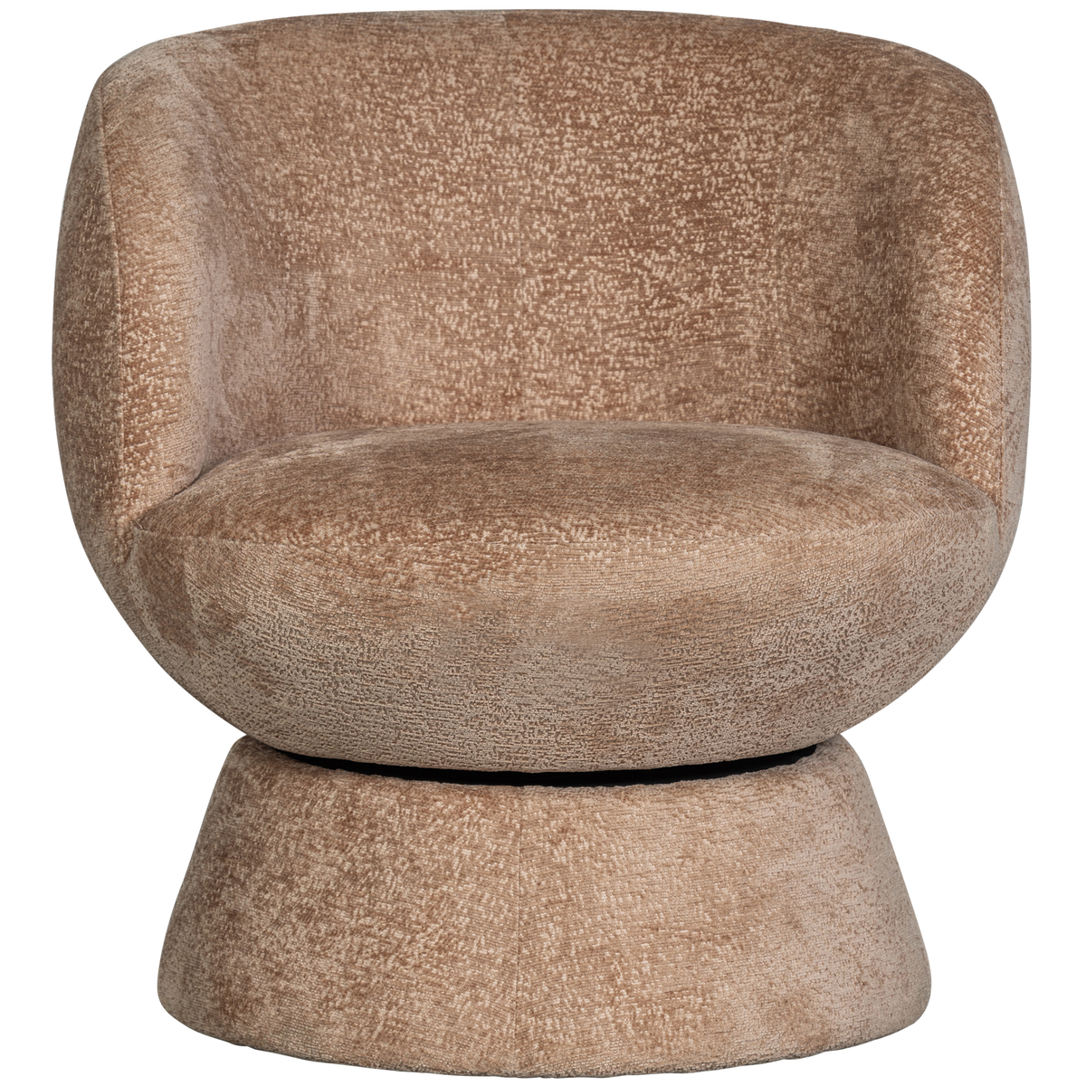 WOOOD draaibare fauteuil Shuffle - Polyester - Naturel - 72x73x71