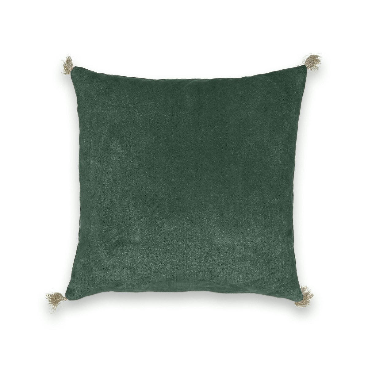 Housse de coussin velours stone washed, Cacolet