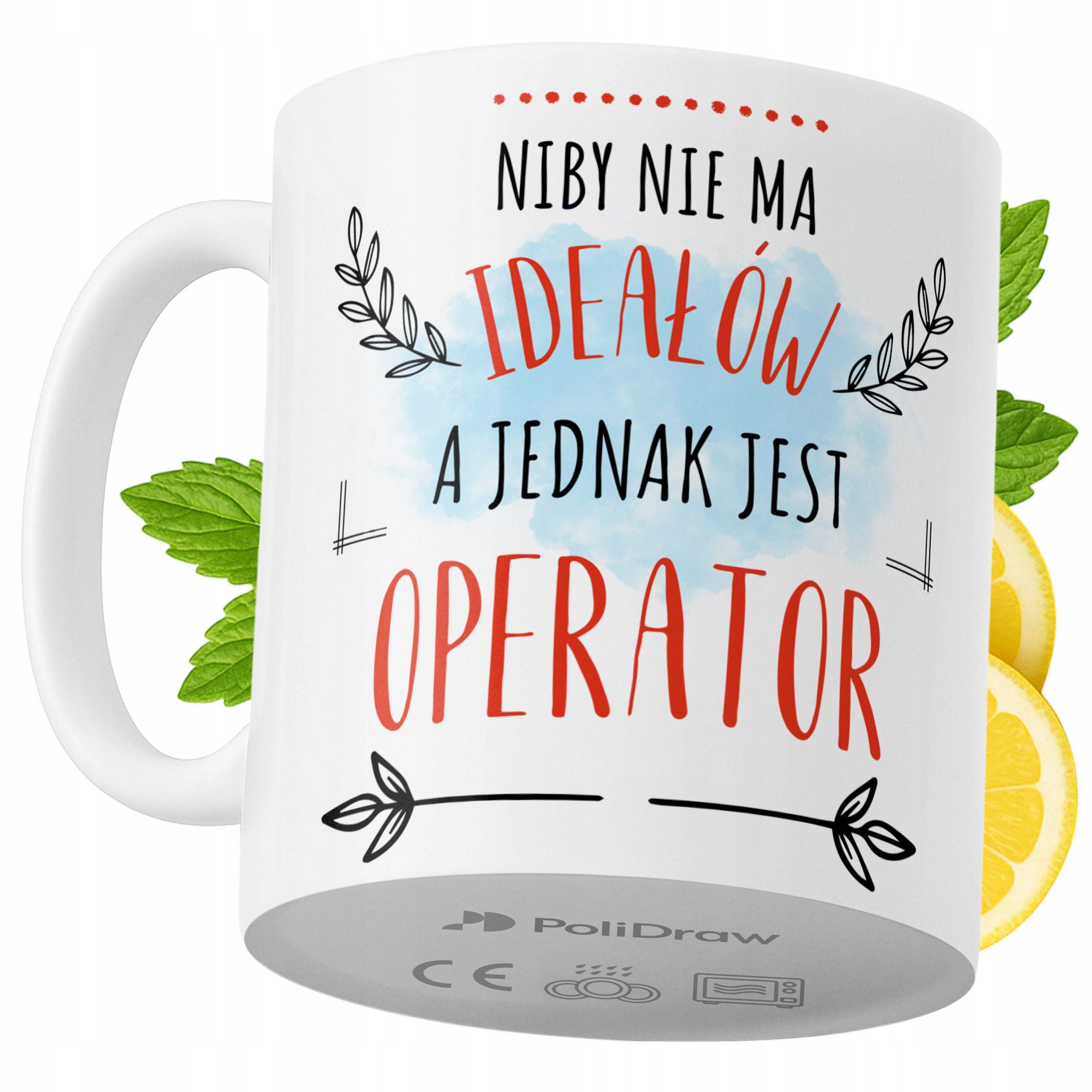 Kubek Dla Operatora na Prezent z Nadrukiem ze Zdjęciem 330 ml PoliDraw