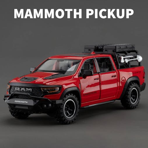 NNEOBA Mammoth TRX Pickup Alloy Diecast Model (Red)