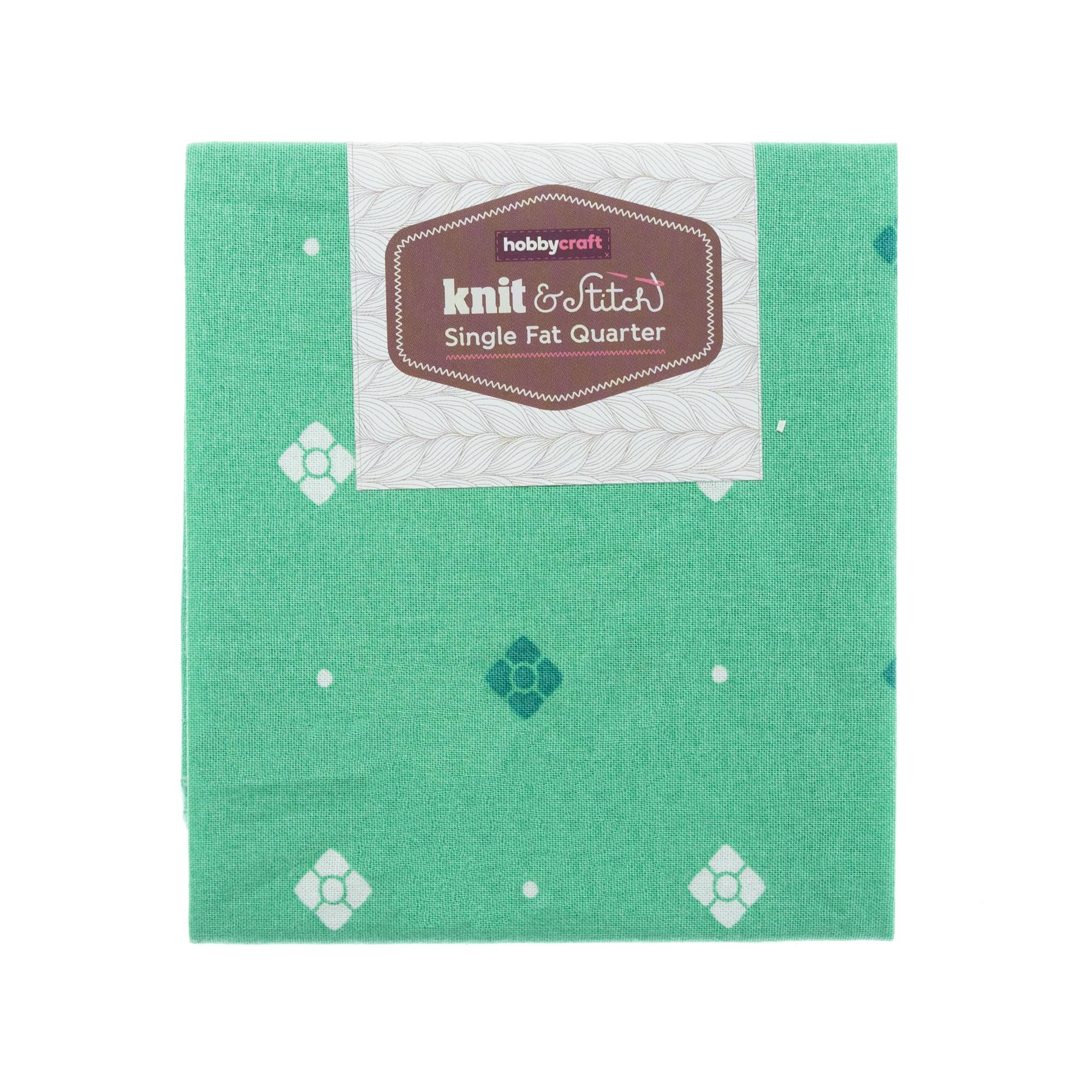 Green Little Petal Single Cotton Fat Quarter