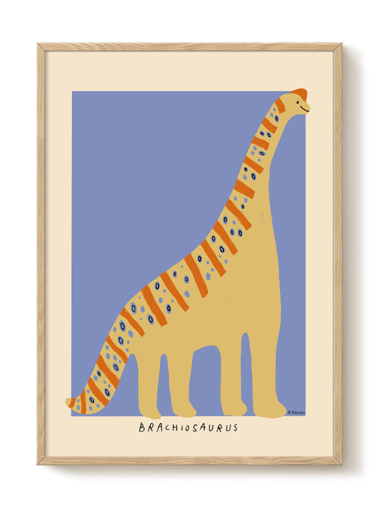 Madelen - Brachiosaurus - Dino - PSTR studio Kunst Poster